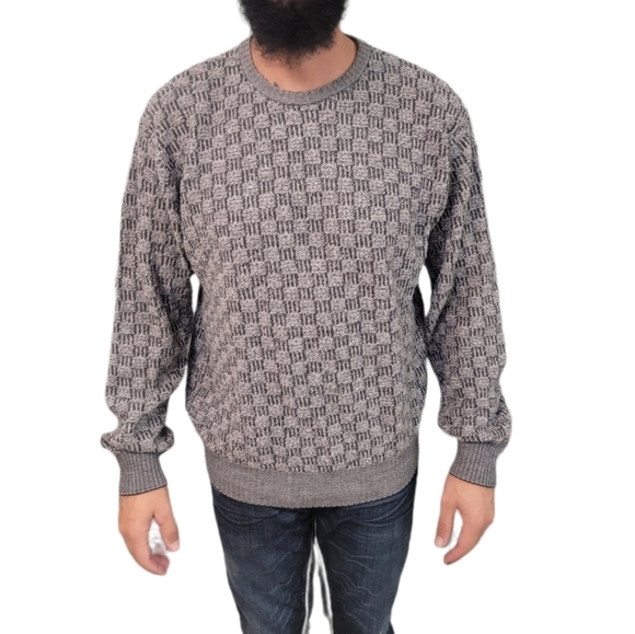 Mino Milano Wool Luxury Designer Preppy Sweater Mens Made‎ in Italy - Picture 1 of 5